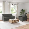 Sofa Sofos komplektas 2 vnt. Tamsiai pilka Audinys