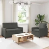 Sofa Sofos komplektas 2 vnt. Tamsiai pilka Audinys