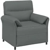 Sofa Sofos komplektas 2 vnt. Tamsiai pilka Audinys