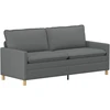 Sofa Sofos komplektas 2 vnt. Tamsiai pilka Audinys