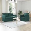 Sofa Sofos komplektas 2 vnt. Tamsiai žalia Audinys