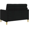 Sofa Sofos komplektas su saugojimu 2 vnt. 3 vietos Juoda
