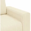 Sofa Sofos krėslas, kreminės spalvos, 100x77x82 cm, velvetas, audinys