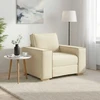 Sofa Sofos krėslas, kreminės spalvos, 100x78x84 cm, audinys