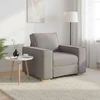 Sofa Sofos krėslas, pilkai rudas, 100x78x84 cm, audinys