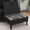 Sofa Sofos pufas su saugojimo funkcija Juoda Aksomas