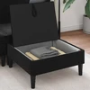 Sofa Sofos pufas su saugojimo funkcija Juoda Aksomas