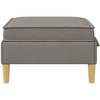 Sofa Sofos pufas su saugojimo funkcija Taupe 70 x 70 x 40 cm Audinys