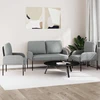 Sofa Sofų komplektai 3 vnt. Šviesiai pilka fanera