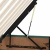 Lova su daiktų laikymo vieta ir LED Tamsiai žalia 90 x 200 cm