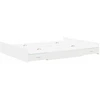 Lova su daiktų laikymo vieta su galvūgalio Balta 150 x 200 cm