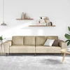 Svetainės sofa Šviesiai pilka 250 x 77 x 76 cm