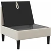 Vidinė Sofa su Saugykla Avižinė Aksomas