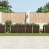 Lovelis, rudas, 320x80x77cm, galvanizuotas plienas, aukštas
