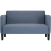 Loveseat sofa, mėlyna, 109cm, velvetinis audinys