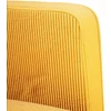 Loveseat sofa, šviesiai geltona, 109cm, velvetinis audinys