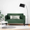 Loveseat sofa, tamsiai žalia, 109cm, velvetinis audinys