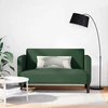 Loveseat sofa, tamsiai žalia, 109cm, velvetinis audinys