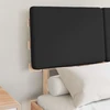 Lova Lovo rėmas su apmuštu galvūgaliu Juoda 120 x 200 cm
