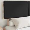 Lova Lovo rėmas su apmuštu galvūgaliu Juoda 135 x 190 cm