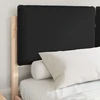 Lovo rėmas su apmuštu galvūgaliu Juoda 160 x 200 cm