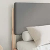 Lova Lovo rėmas su apmuštu galvūgaliu Šviesiai pilka 120 x 200 cm