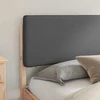 Lovo rėmas su apmuštu galvūgaliu Tamsiai pilka 200 x 200 cm