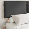 Lovo rėmas su apmuštu galvūgaliu Tamsiai pilka 150 x 200 cm
