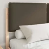 Lovo rėmas su apmuštu galvūgaliu Taupe 140 x 200 cm