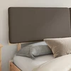 Lovo rėmas su apmuštu galvūgaliu Taupe 180 x 200 cm