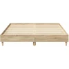 Lova Lovos rėmas 2 pcs Sonoma 152 x 203 cm Apdirbta mediena