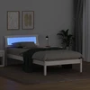 Lovos rėmas Balta 100 x 200 cm Kietos pušies mediena