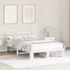 Lovos rėmas Balta 140 x 190 cm Kietos pušies mediena