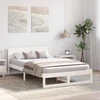 Lovos rėmas Balta 140 x 190 cm Kietos pušies mediena