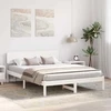 Lovos rėmas Balta 160 x 200 cm Kietos pušies mediena