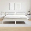 Lova Lovos rėmas Balta 225,5 x 205,5 x 69,5 cm Kietas pušies medis