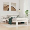 Lova Lovos rėmas Balta 75 x 190 cm Kietos pušies mediena