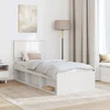 Lova Lovos rėmas Balta 75 x 190 cm Kietos pušies mediena