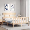 Lovos rėmas be čiužinio, 140x200cm, pušies medienos masyvas