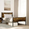 Lova Lovos rėmas be čiužinio, dūminio ąžuolo, 107x203cm, metalas