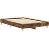 Lova Lovos rėmas be čiužinio, dūminio ąžuolo, 140x190 cm