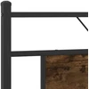 Lova Lovos rėmas be čiužinio, dūminio ąžuolo, 183x213cm, metalas