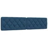 Lovos rėmas be čiužinio, mėlynos spalvos, 200x200cm, audinys