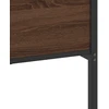 Lovos rėmas be čiužinio, rudas ąžuolo, 160x200cm, metalas