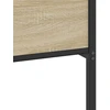 Lovos rėmas be čiužinio, sonoma ąžuolo, 160x200cm, metalas