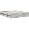 Lovos rėmas Betono pilka 180 x 200 cm Kietos pušies mediena