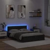 Lovos rėmas Juodas ąžuolas 150 x 200 cm Apdirbta mediena