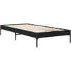 Lova Lovos rėmas Juodojo ąžuolo 80 x 200 cm Apdirbta mediena