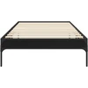 Lova Lovos rėmas Juodojo ąžuolo 80 x 200 cm Apdirbta mediena