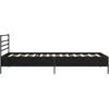 Lova Lovos rėmas Juodojo ąžuolo 80 x 200 cm Apdirbta mediena